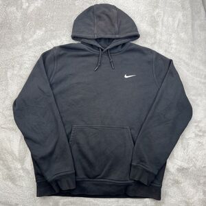 Nike Hoodie Mens XL Black Performance Sportswear Skater Basic Thrashed Rugged